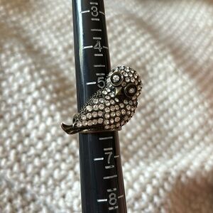 Women’s Owl Ring Size 6, Vintage Costume Jewelry Early 2000s